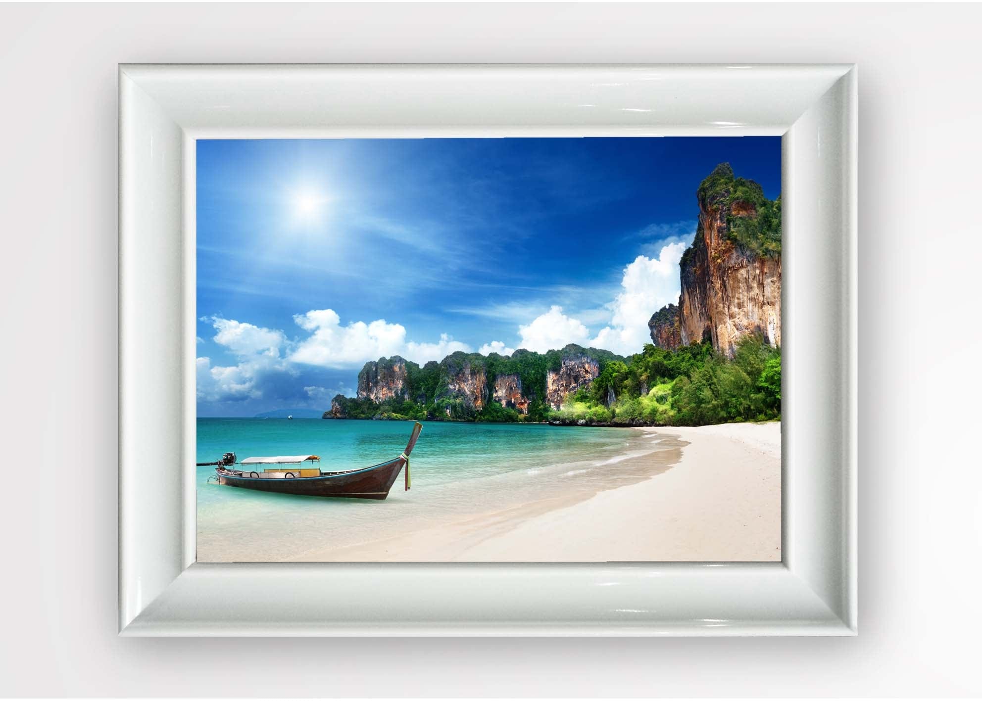 Quadro Incorniciato Exotic Beach Multicolore & OYOTR-5BC2125851 & OYOTR-5BC2125851