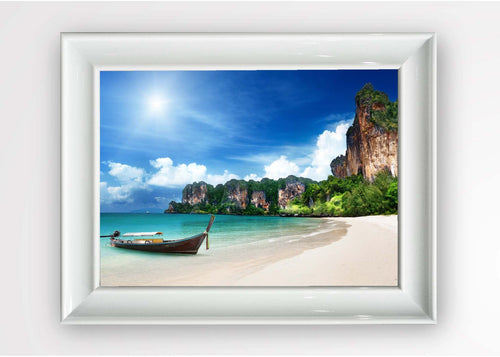 Quadro Incorniciato Exotic Beach Multicolore & OYOTR-5BC2125851 & OYOTR-5BC2125851