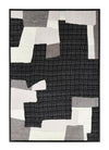 Bizzotto Quadro Incorniciato Fabric F90 Bianco e Nero