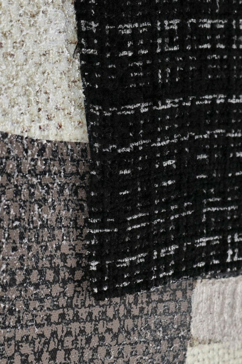 Bizzotto Quadro Incorniciato Fabric F90 Bianco e Nero