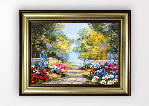Quadro Incorniciato Flower Garden Multicolore & OYOTR-5BA7547042 & OYOTR-5BA7547042