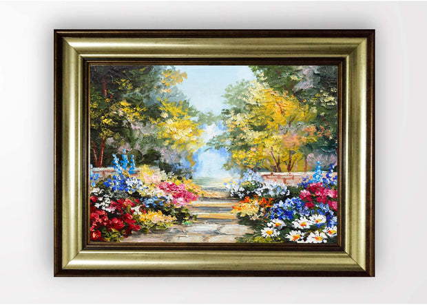 Quadro Incorniciato Flower Garden Multicolore & OYOTR-5BA7547042 & OYOTR-5BA7547042
