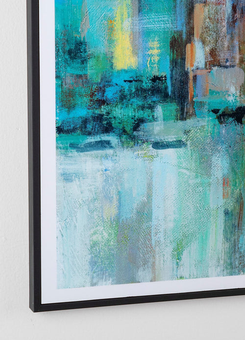 Bizzotto Quadro Incorniciato High Glossy 940 Manhattan Multicolore