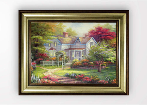 Quadro Incorniciato House Multicolore & OYOTR-5BA1005940 & OYOTR-5BA1005940 & OYOTR-5BA1005940