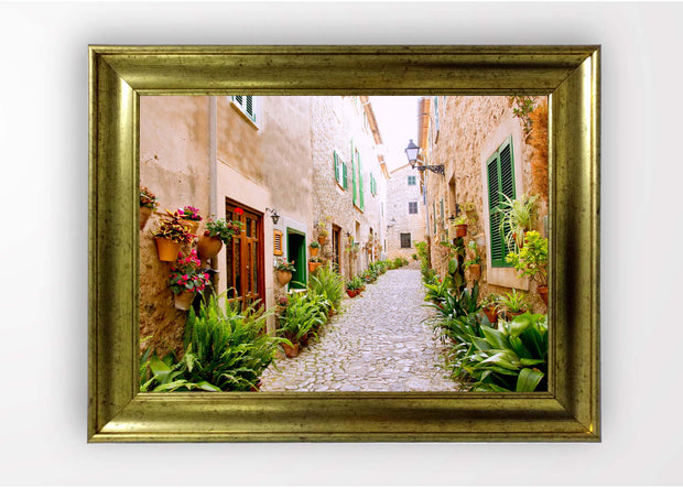 Quadro Incorniciato Italian Street Multicolore & OYOTR-5AC6835755 & OYOTR-5AC6835755