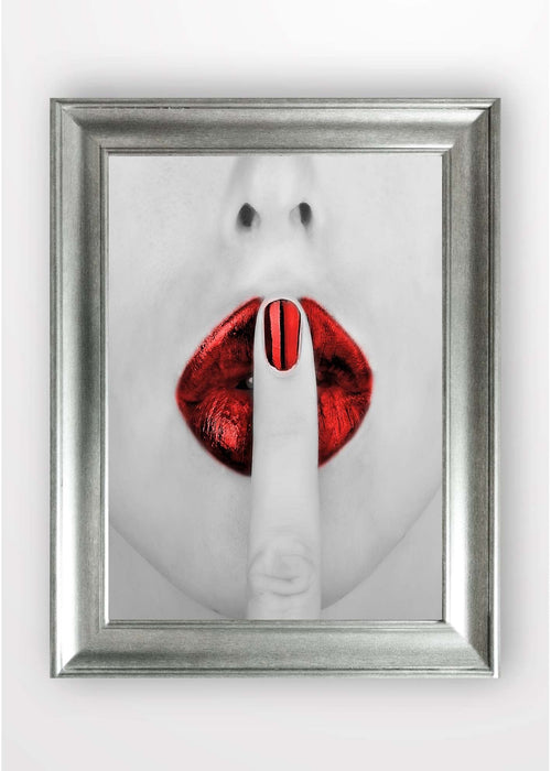 Quadro Incorniciato Metalizer Red Lips II Multicolore & OYOTR-5GC2816513 & OYOTR-5GC2816513