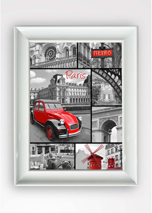 Quadro Incorniciato Paris Collage Multicolore & OYOTR-5BC4658166 & OYOTR-5BC4658166