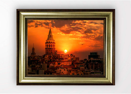 Quadro Incorniciato Red Sunset II Multicolore & OYOTR-5BA58456 & OYOTR-5BA58456 & OYOTR-5BA58456