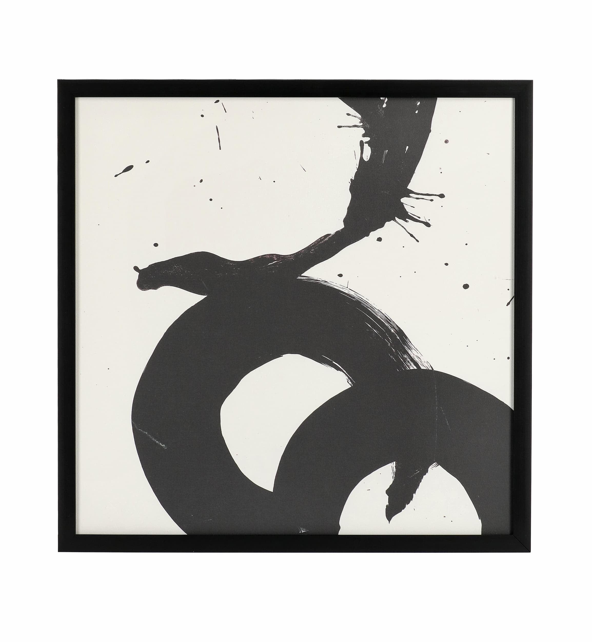 Bizzotto Quadro Incorniciato Sketch 994 Abstract Shape I Bianco e Nero