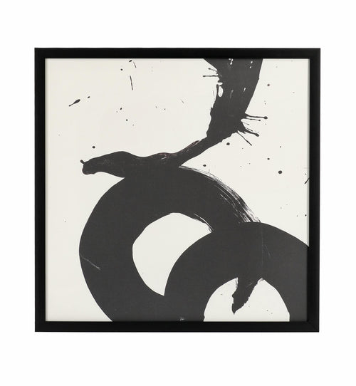 Bizzotto Quadro Incorniciato Sketch 994 Abstract Shape I Bianco e Nero