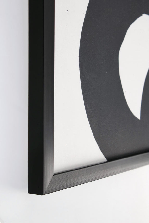 Bizzotto Quadro Incorniciato Sketch 994 Abstract Shape I Bianco e Nero