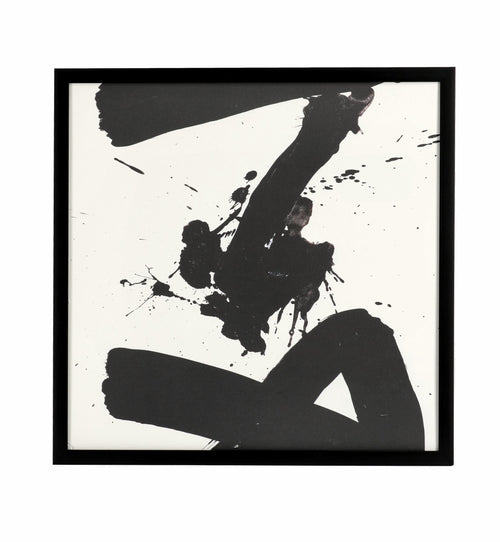 Bizzotto Quadro Incorniciato Sketch 995 Abstract Shape II Bianco e Nero