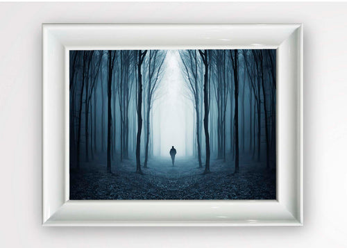 Quadro Incorniciato Walking Man Multicolore & OYOTR-5BC4531775 & OYOTR-5BC4531775