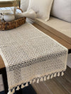 Runner da tavola in cotone Tulle Avorio, 35 x 145 cm (4)