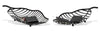 S/Tasche Foglia Black Coppia cm 61x25x7,5-55x20x7,5 (1)