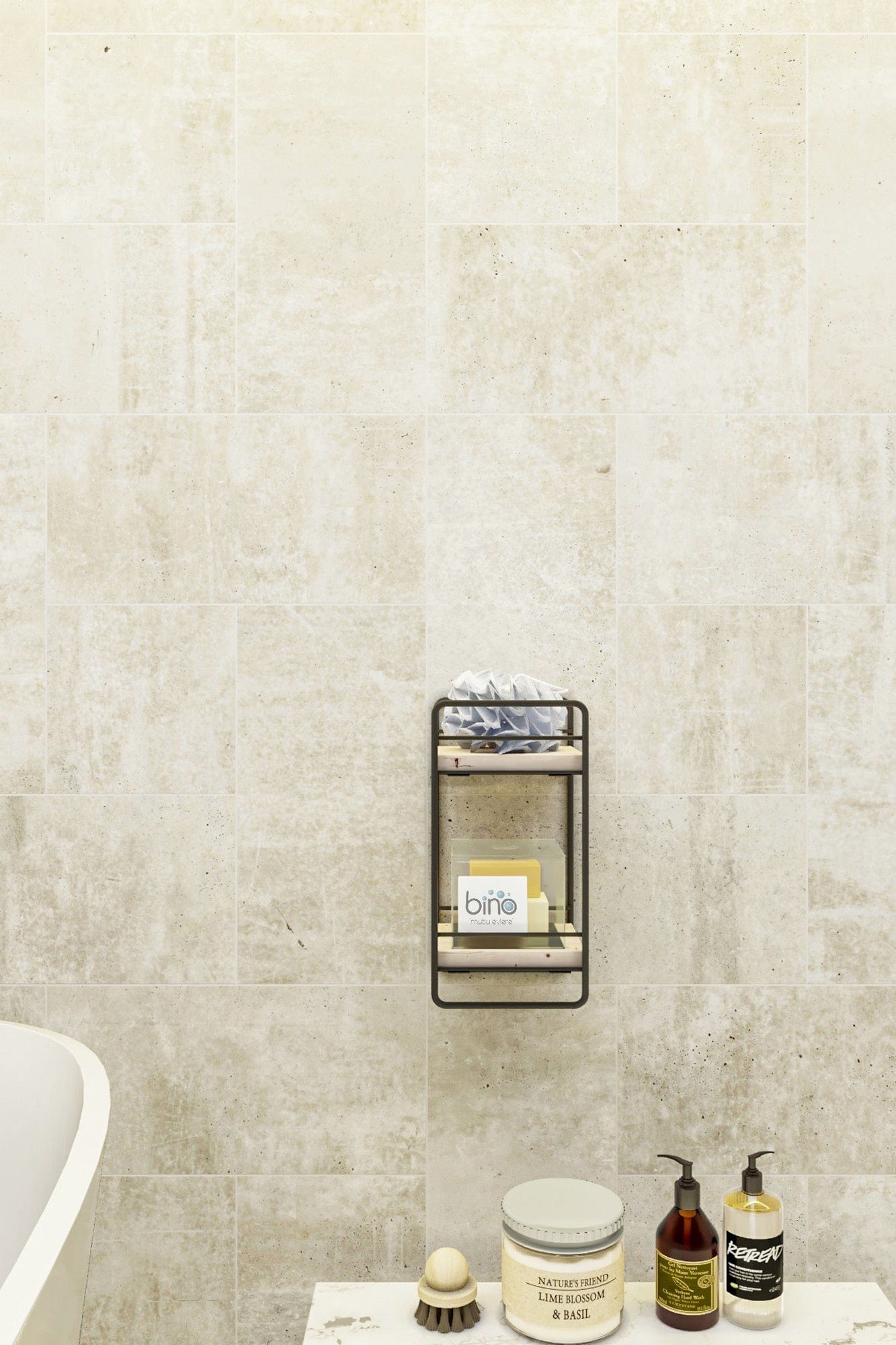 Oyo Scaffale da muro Darwin 2 Nero