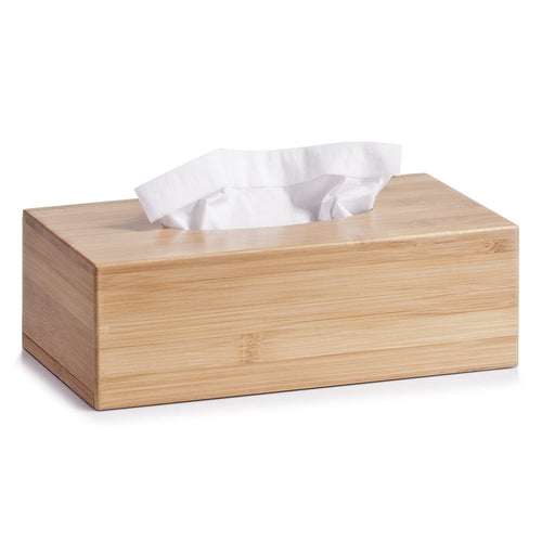 Zeller Scatola per fazzoletti, Kosmetik-2 Bambù naturale, L27,5xL15,5xH8,5 cm