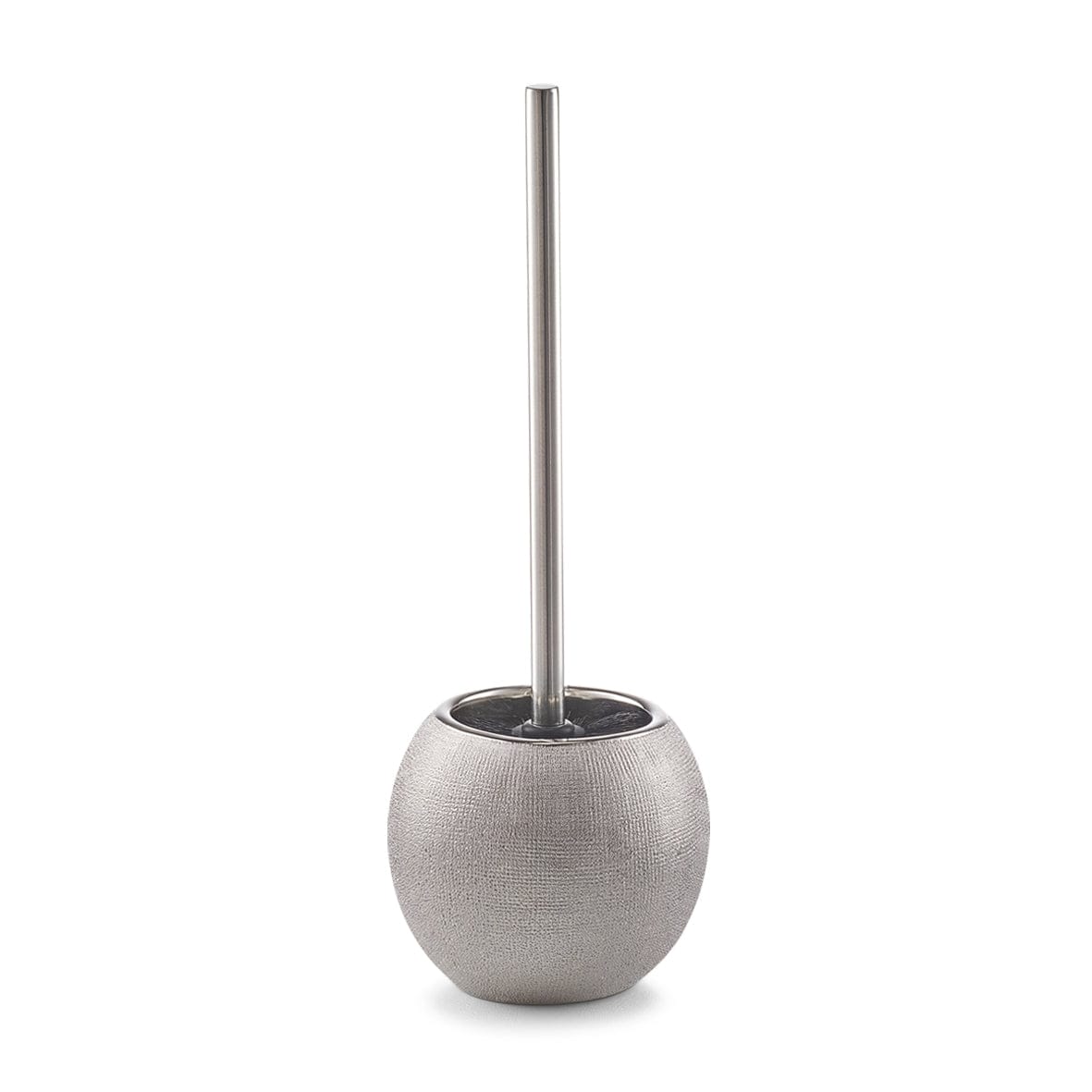 Scopino con supporto in ceramica, Glitter Silver, Ø 12xH34 cm