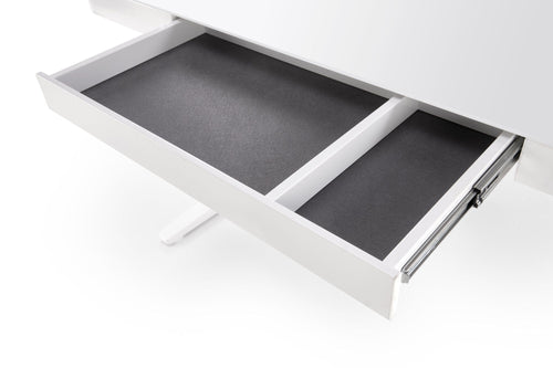 Halmar Scrivania con 1 cassetto B52 Bianco