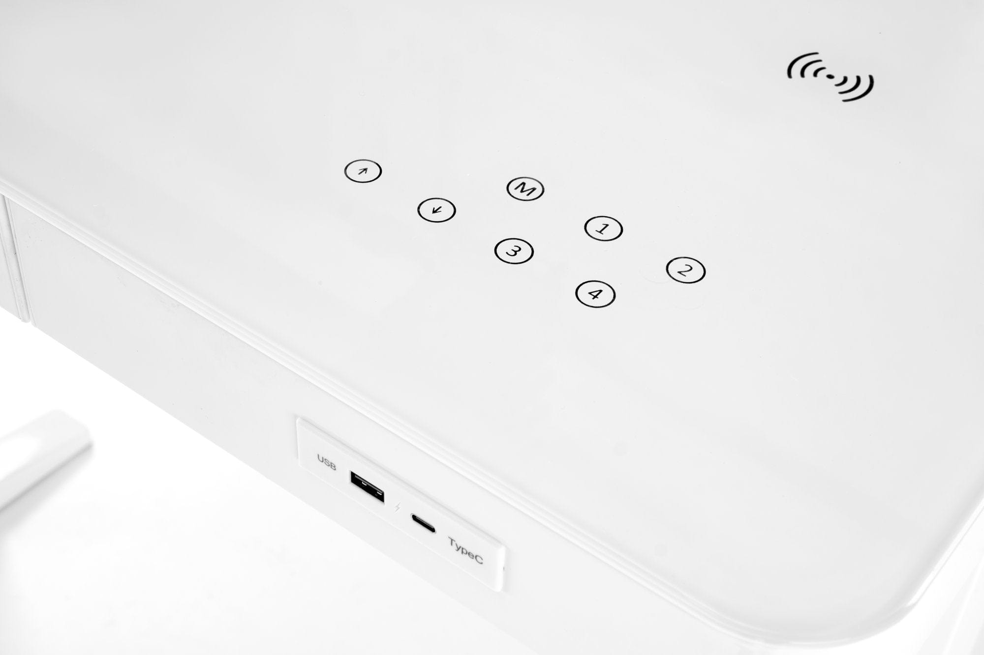 Halmar Scrivania con 1 cassetto B52 Bianco