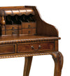 Scrivania con 10 cassetti Vintage Chippendale Noce (2)