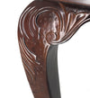 Scrivania con 10 cassetti Vintage Chippendale Noce (5)