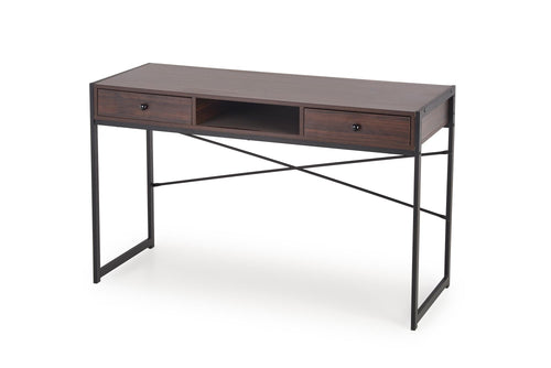 Halmar Scrivania con 2 cassetti B46 Noce