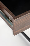 Halmar Scrivania con 2 cassetti B46 Noce