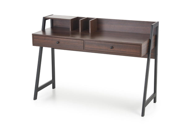Halmar Scrivania con 2 cassetti B47 Noce
