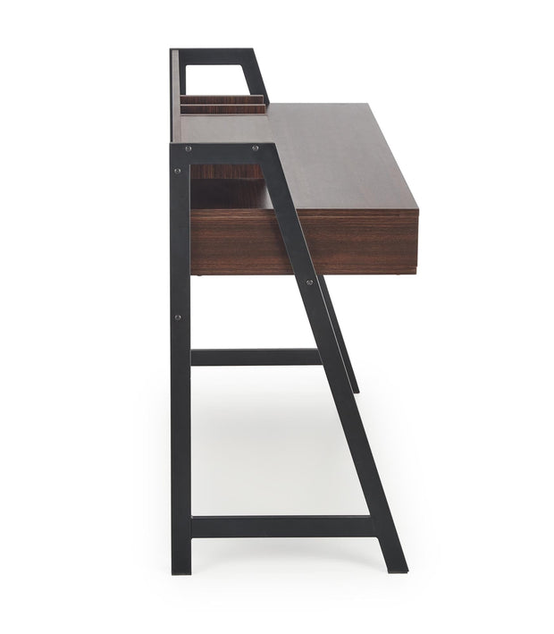 Halmar Scrivania con 2 cassetti B47 Noce