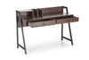 Halmar Scrivania con 2 cassetti B47 Noce