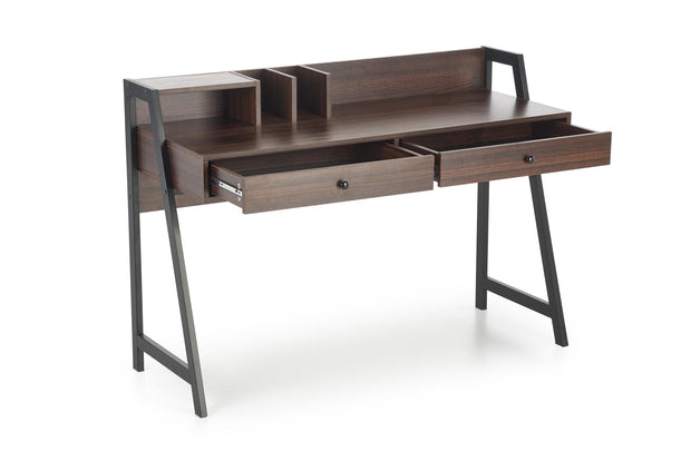 Halmar Scrivania con 2 cassetti B47 Noce