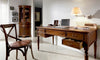 Scrivania con 5 cassetti Vintage Chippendale Noce (1)