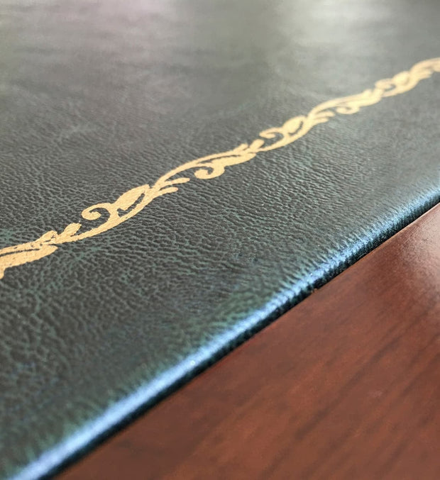 Scrivania con 5 cassetti Vintage Victorian Noce (3)