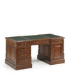 Scrivania con 6 cassetti e 1 anta Vintage Panter Noce