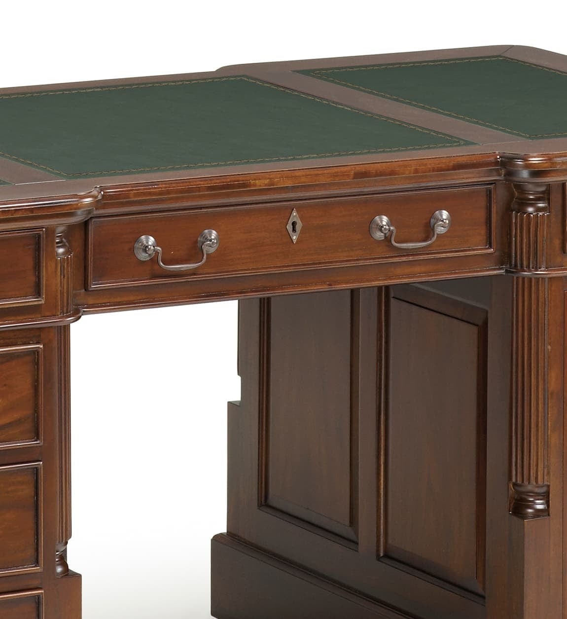 Scrivania con 6 cassetti e 1 anta Vintage Panter Noce (3)