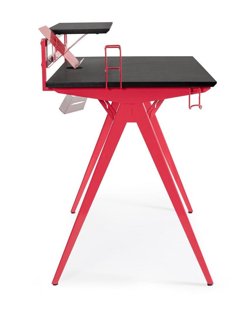 Bizzotto Scrivania da gaming Desk 2P Rosso