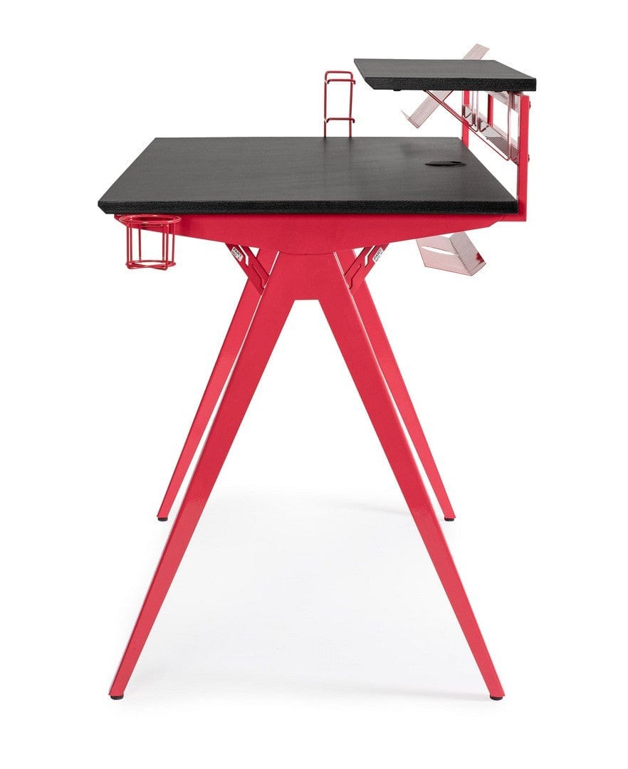 Bizzotto Scrivania da gaming Desk 2P Rosso