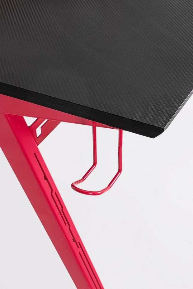 Bizzotto Scrivania da gaming Desk 2P Rosso