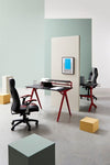Bizzotto Scrivania da gaming Desk 2P Rosso