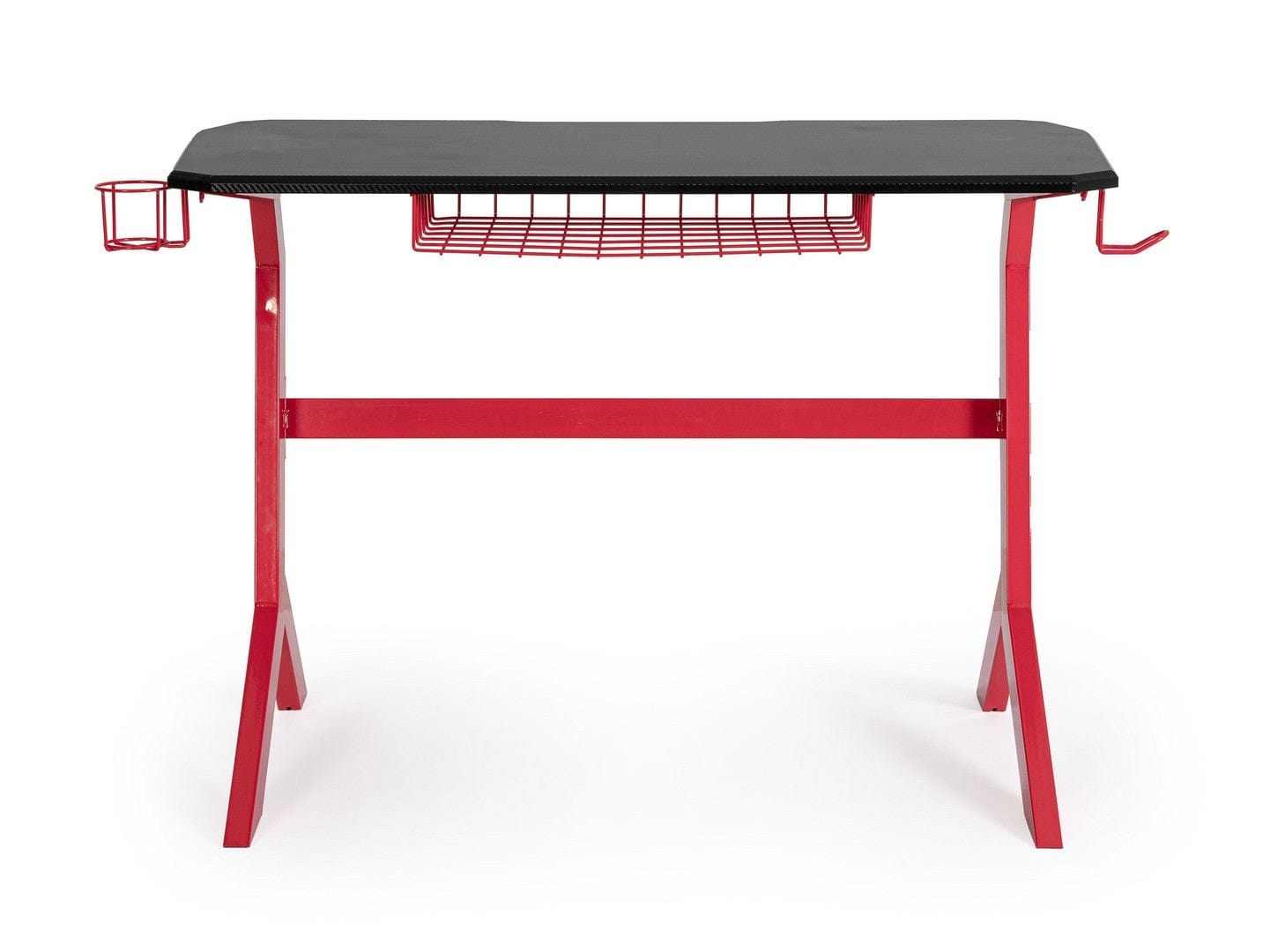 Bizzotto Scrivania da gaming Desk Rosso