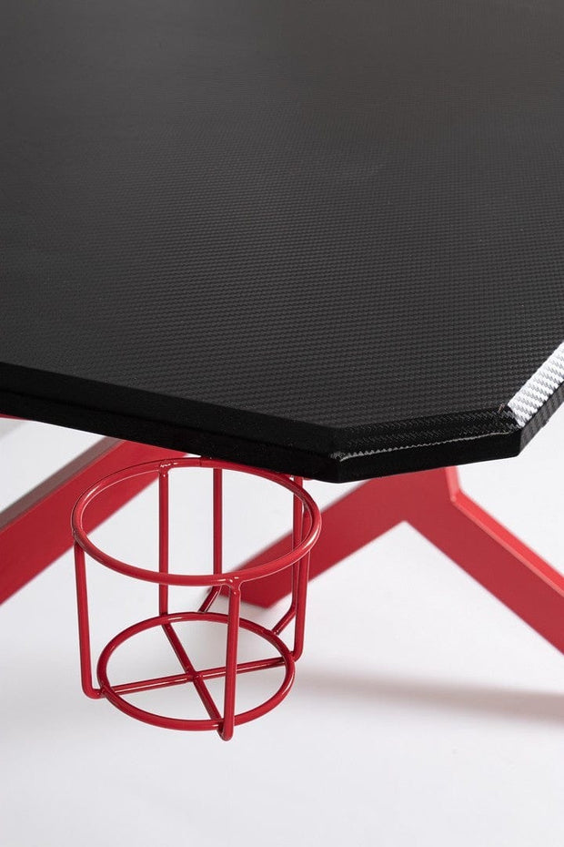 Bizzotto Scrivania da gaming Desk Rosso