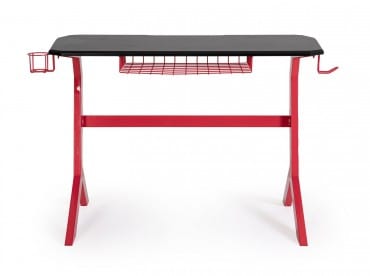 Bizzotto Scrivania da gaming Desk Rosso