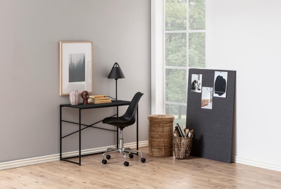 Scrivania Seaford Nero & ACTN-SEAFORD-BLACK