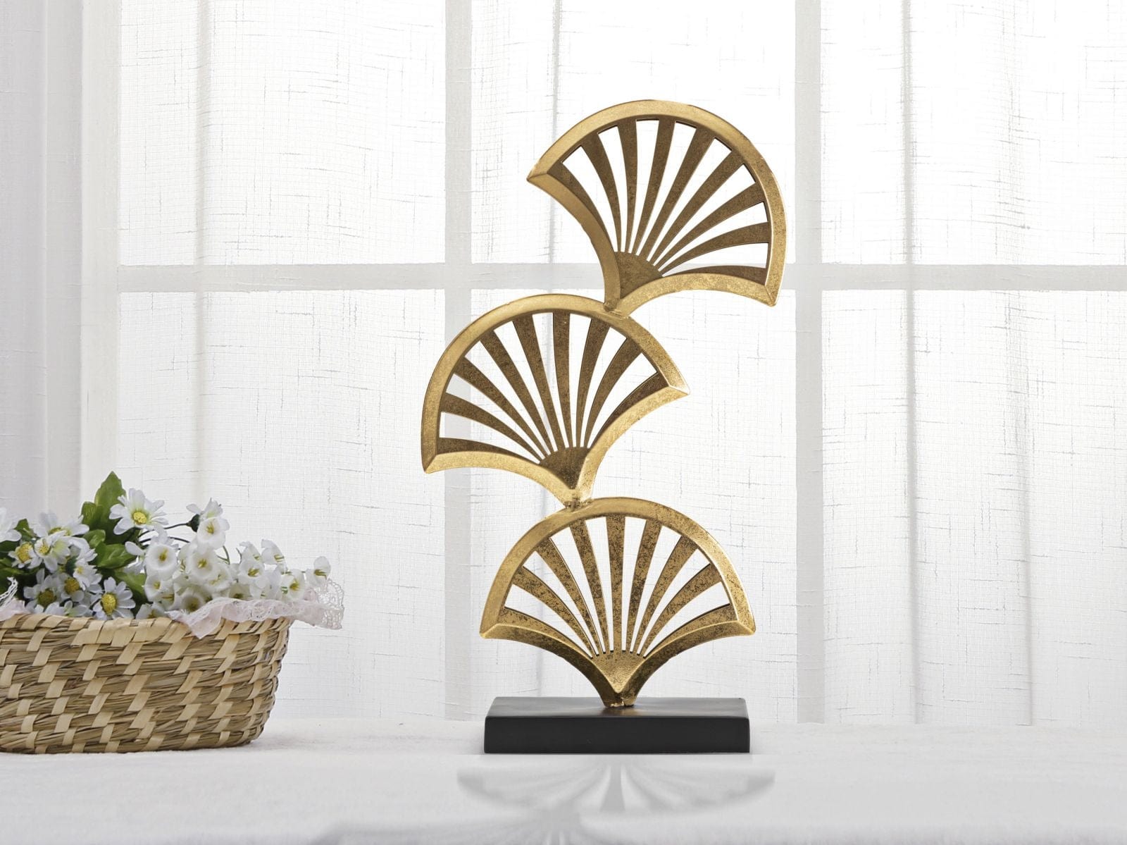 Scultura Foglia Triply cm 23,5x10x44 (1)