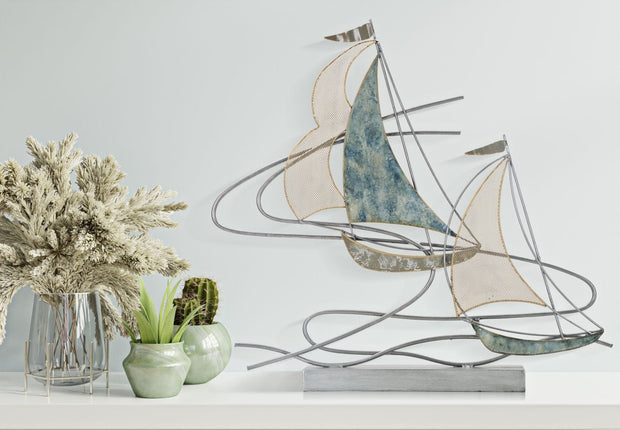 Scultura Regata cm 64x8,9x60