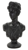 Scultura Roman Woman Black cm 22x16x41 (2)