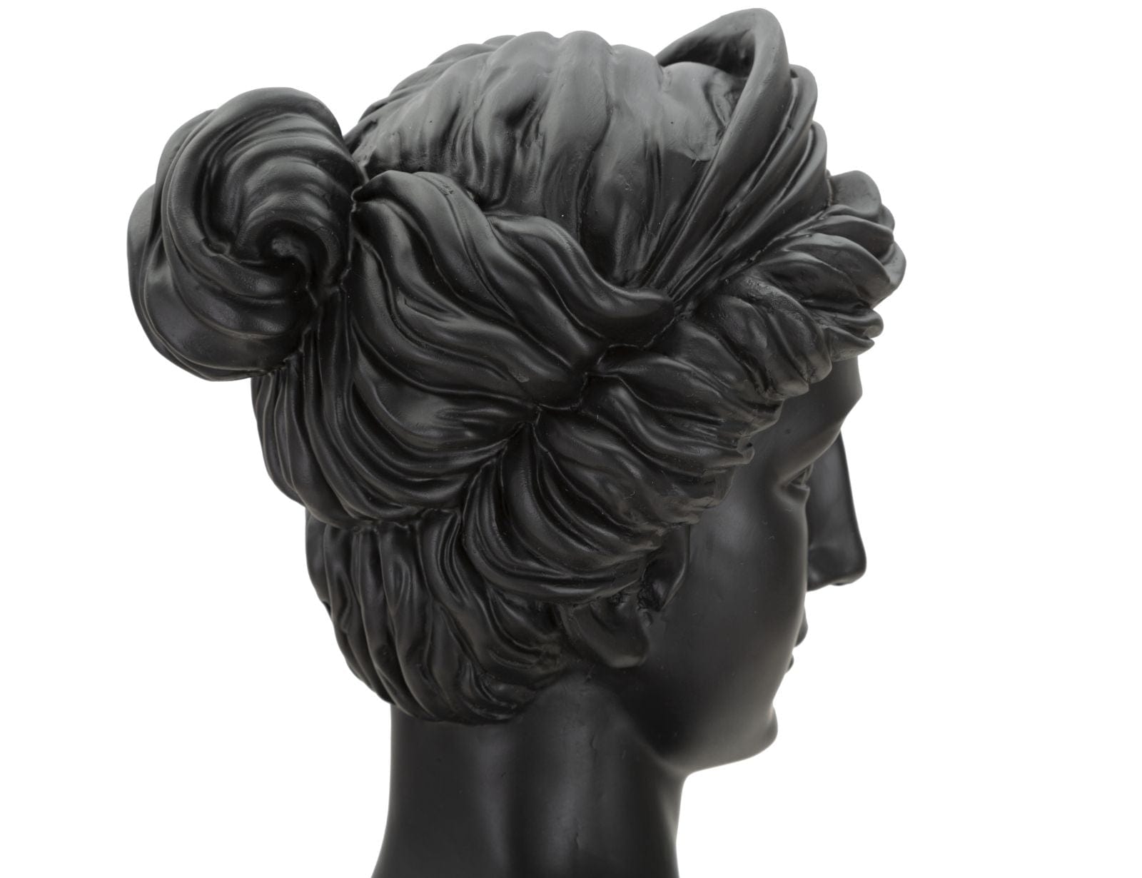 Scultura Roman Woman Black cm 22x16x41 (6)