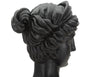 Scultura Roman Woman Black cm 22x16x41 (6)