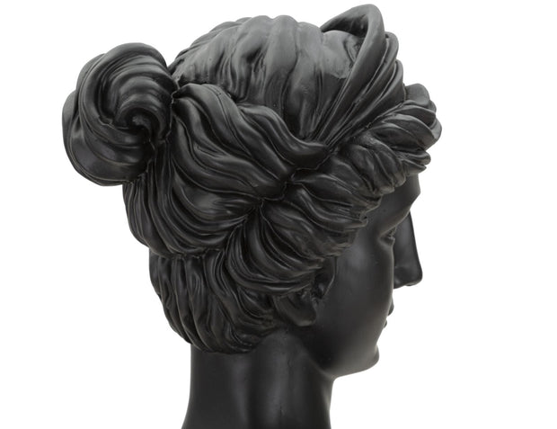 Scultura Roman Woman Black cm 22x16x41 (6)